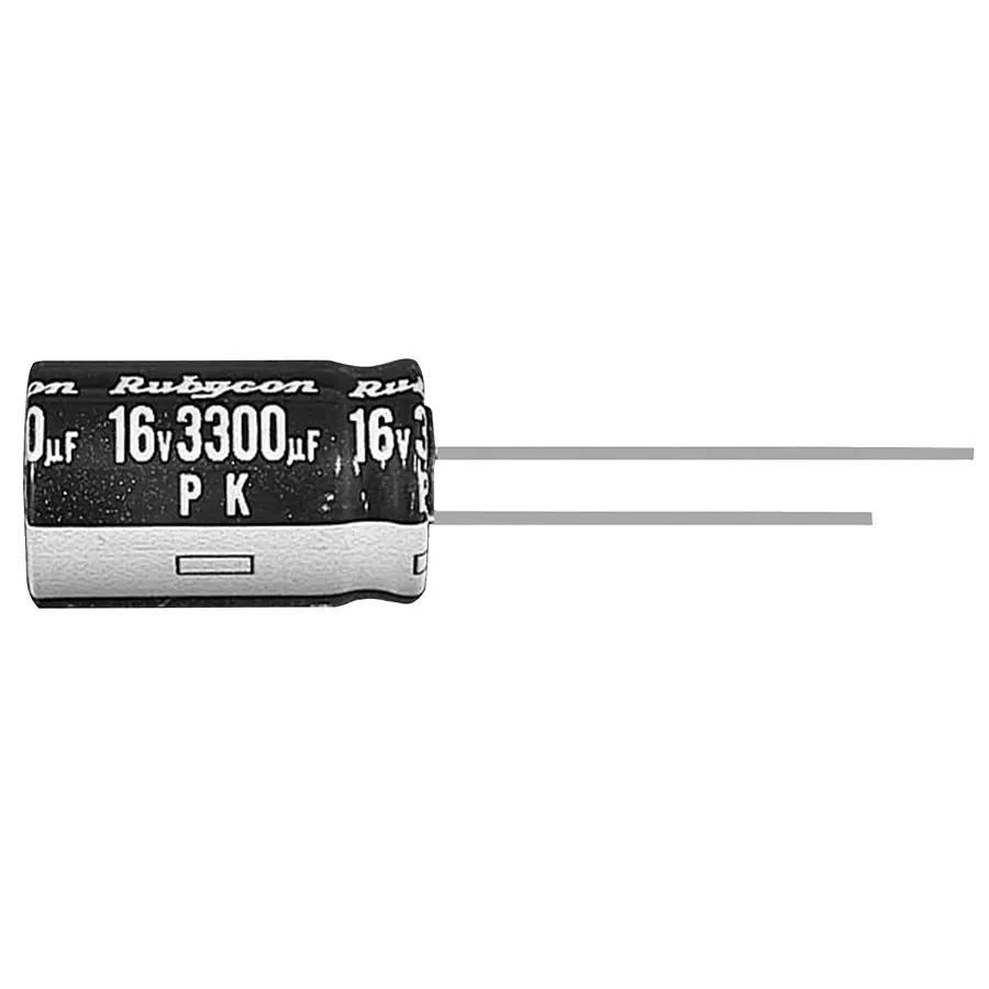 RUBYCON Cap, 100µf, 160V, 20%, 160PK100MEFC12.5X25