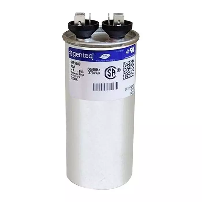 GENTEQ Capacitor Polypropylene Pp Film 30Uf, 370V, 6%, Qc, 97F9608