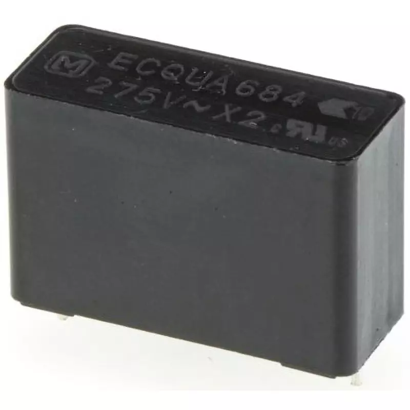 Panasonic ECQUA Film Capacitor AC 275 V, ECQUAAF684KA (Pack of 5 Pcs)