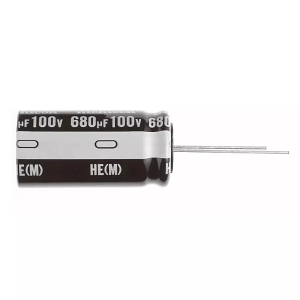 NICHICON Low Impedance Electrolytic Capacitor Radial Leaded 1800 uF Capacitance, UHE1V182MHD