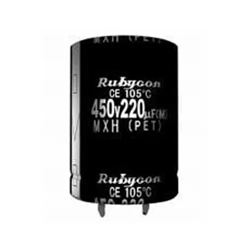 RUBYCON Aluminium Electrolytic Capacitor Snap In 100 uF Capacitance, 550MXH100MEFCSN30X25