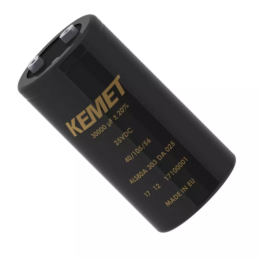 Kemet Aluminum Electrolytic Capacitor 250 VDC 750 uF Capacitance, ALS80A751DA250