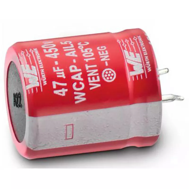 WURTH ELEKTRONIK Electrolytic Capacitor ±20% Tolerance 1.75 A Ripple Current 4230.0 μA Leakage Current, 861111486036