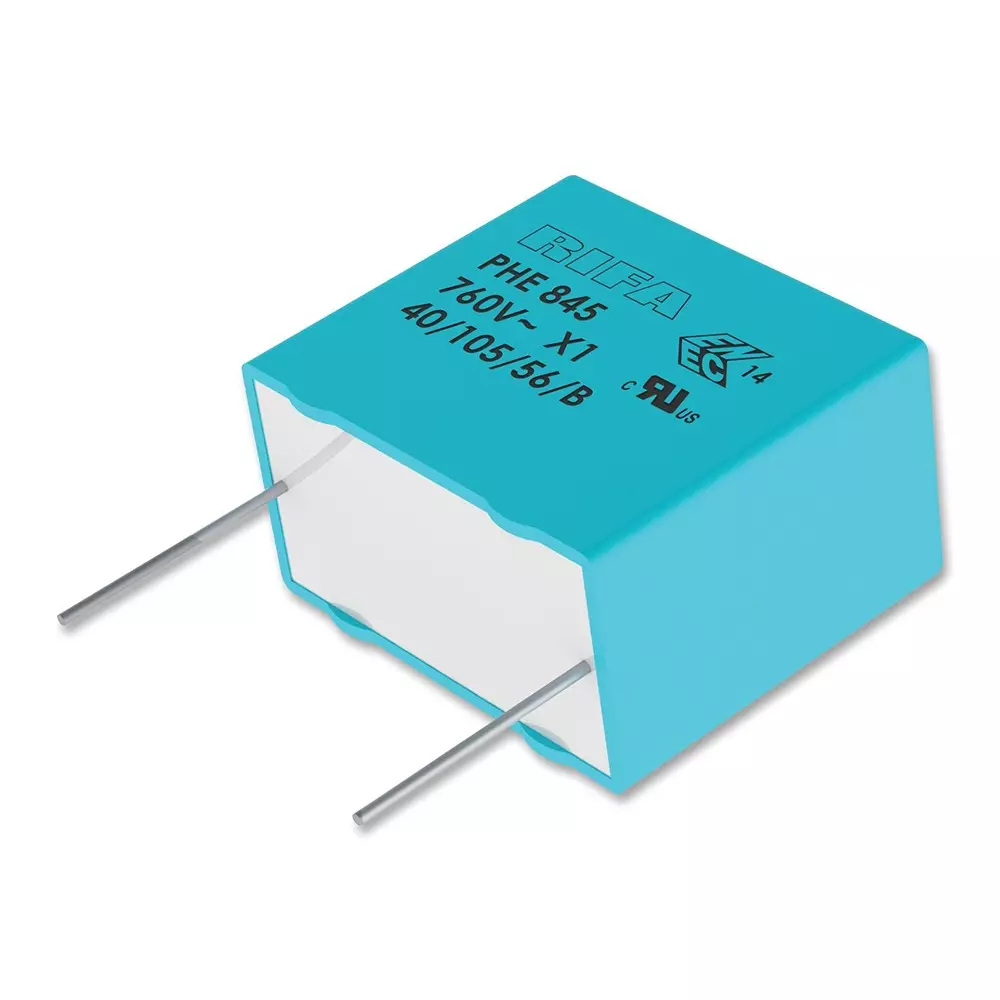 Kemet Safety Capacitors 0.33µF, 20%, PP, RADIAL, PHE845VF6330MR06L2