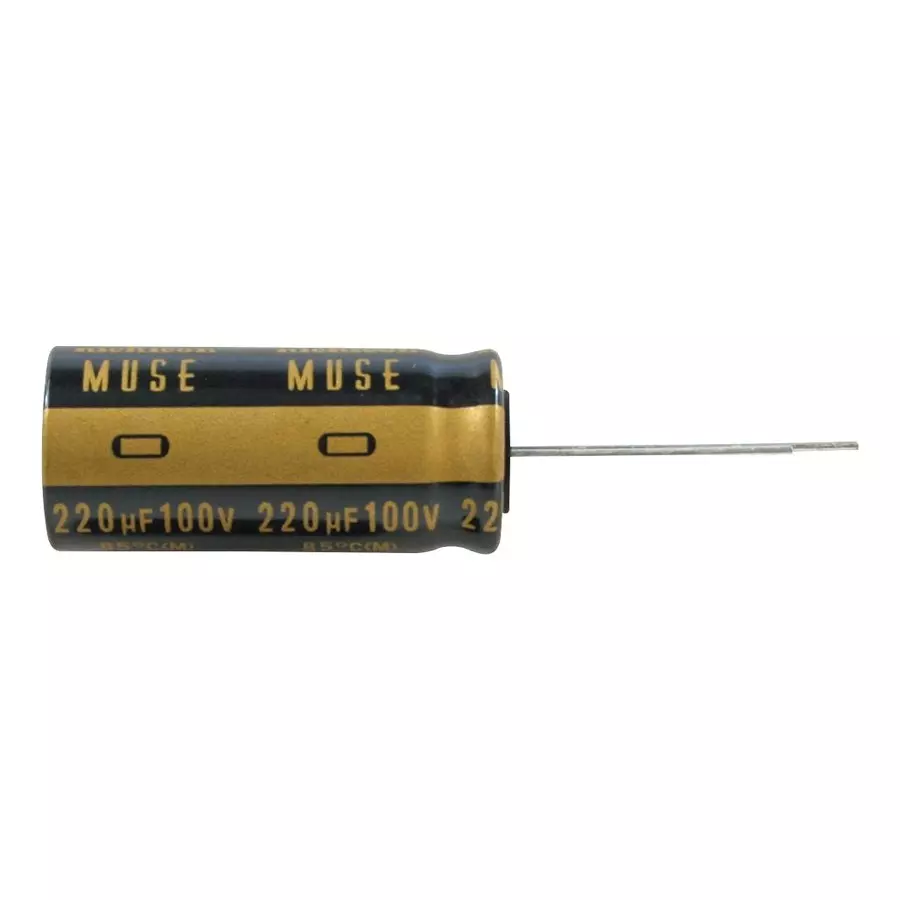 NICHICON Cap, 100µf, 25V, 20%, UKZ1E101MPM1TD
