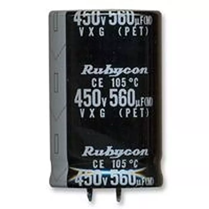 RUBYCON Aluminium Electrolytic Capacitor 470 µf, 200 V, Alu Elec, Snap In, 200VXG470MEFCSN25X30