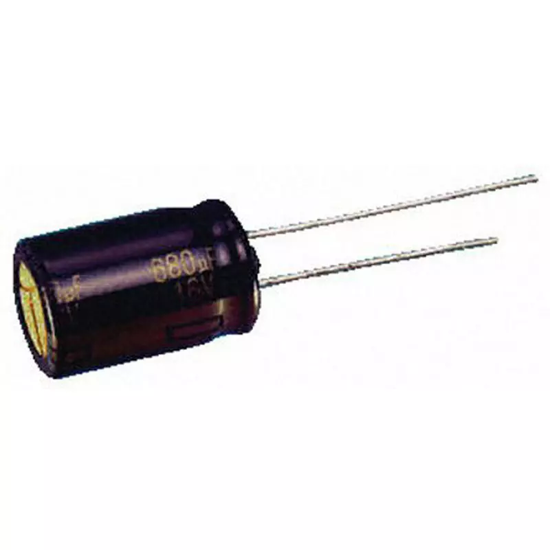 Panasonic Aluminum Electrolytic Capacitor 10 DC V 22 μF Capacitance, EEAFC1A220 (Pack of 5 Pcs)