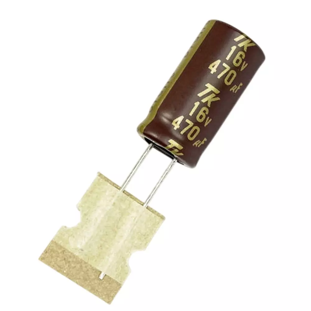 Toshin Kogyo Electrolytic Capacitor 16 V DC Rated Voltage, 1CUTJHTS471M0H25 (Pack of 20)