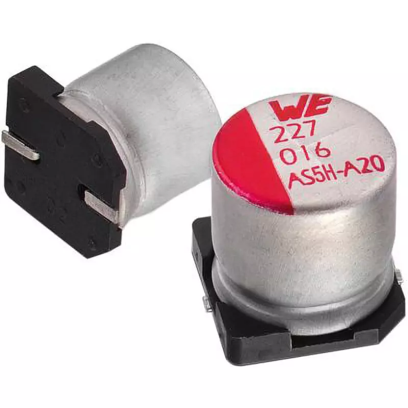 WURTH ELEKTRONIK Electrolytic Capacitor ±20% Tolerance 16.5 μA Leakage Current 185 mA Ripple Current, 865060645007 (Pack of 900)