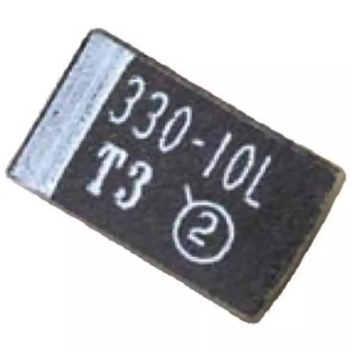 Vishay Tantalum Capacitor Surface Mount 10 V DC 47 µF Capacitance, 293D476X9010C2TE3 (Pack of 10)