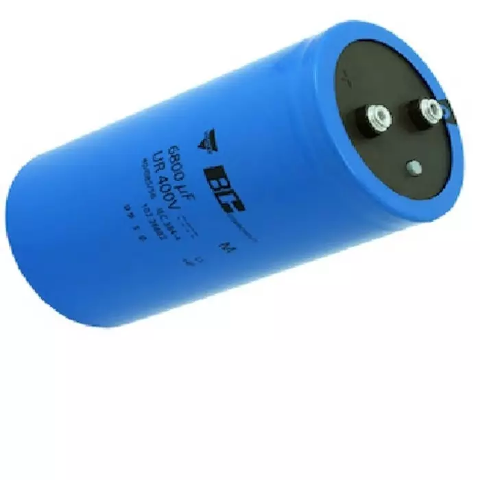 Vishay Aluminium Electrolytic Capacitor Screw Terminal 470 µF 450 V DC, MAL220217471E3