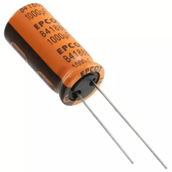 Epcos Aluminium Electrolytic Capacitor 12.5 mm Diameter 25 mm Length, B41888C7108M000 (Pack of 250)
