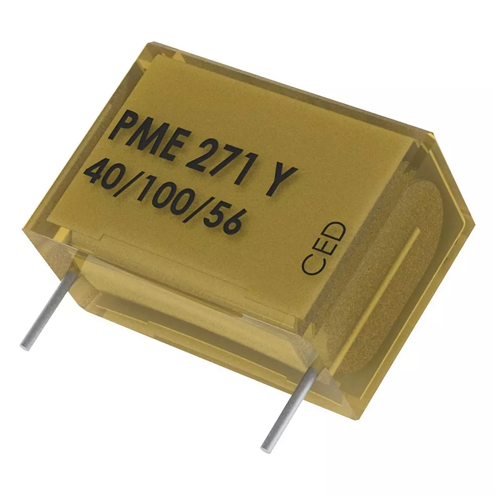 Kemet Safety Capacitors 0.022µF, 20%, PAPER, RADIAL, PME271Y522MR30