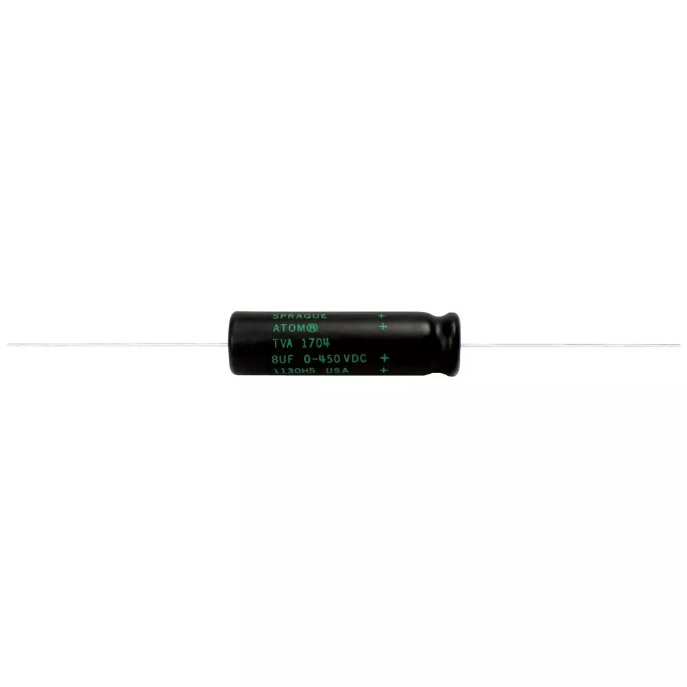 Vishay ALUMINUM ELECTROLYTIC CAPACITOR, 30UF, 500V, AXIAL, TVA1907