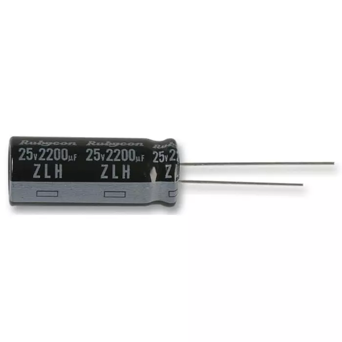 RUBYCON Cap, 470µf, 25V, 20%, 25ZLH470MEFC10X12.5