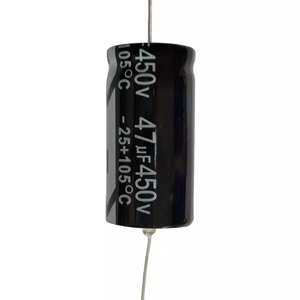 RS PRO Aluminium Capacitor 450 V DC 18x33 mm Axial, Through Hole Mount -40°C 105°C 20%, 2766077