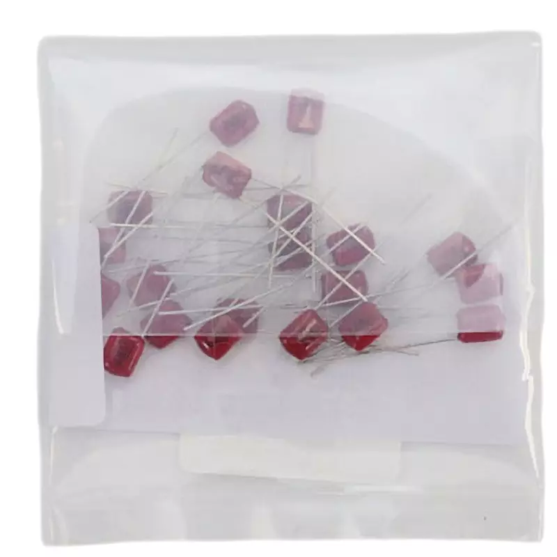 Toshin Kogyo Polypropylene Film Capacitor 100 V Rated Voltage, 2AUPZ681JE (Pack of 20)