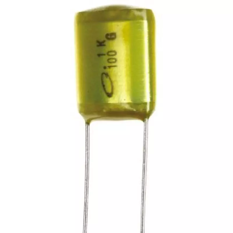 NICHICON Polyester Capacitor DC 100 V Voltage 470 nF Capacitance, QYX2A474KTP (Pack of 5)