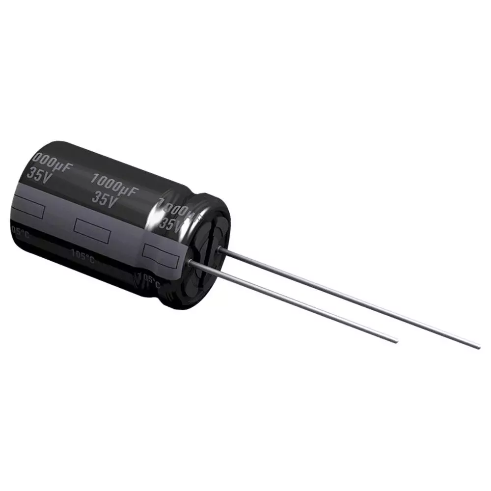 Panasonic Leaded Aluminium Electrolytic Capacitor 3900 µF Capacitance 6.3 V DC, EEUFR0J392B