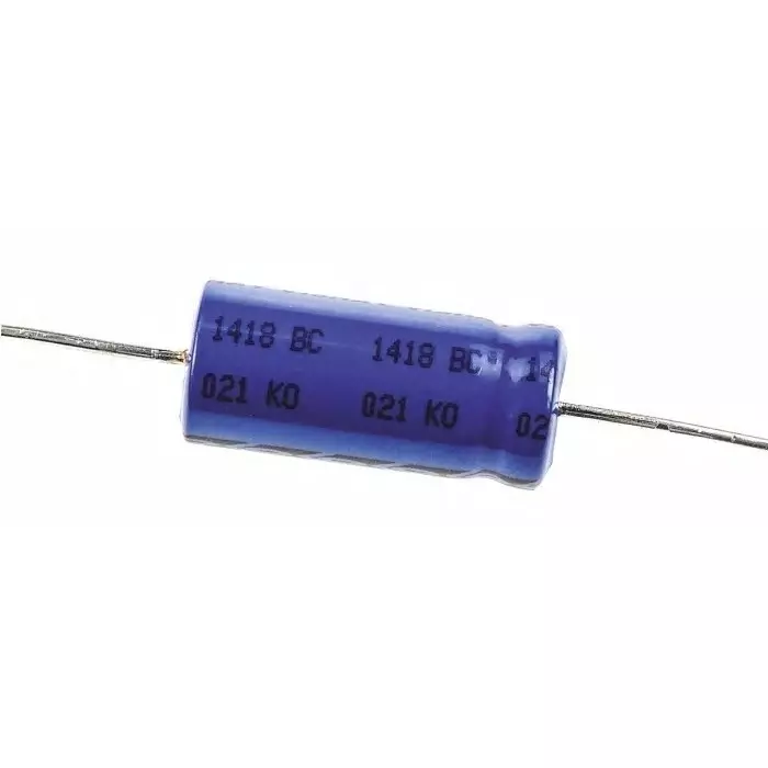 Vishay Aluminium Electrolytic Capacitor Axial, Through Hole 47 µF 100 V DC, MAL202129479E3 (Pack of 5)