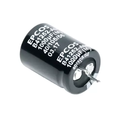 Epcos Aluminium Electrolytic Capacitor 22 mm Diameter 25 mm Length, B41252A7338M060 (Pack of 2)