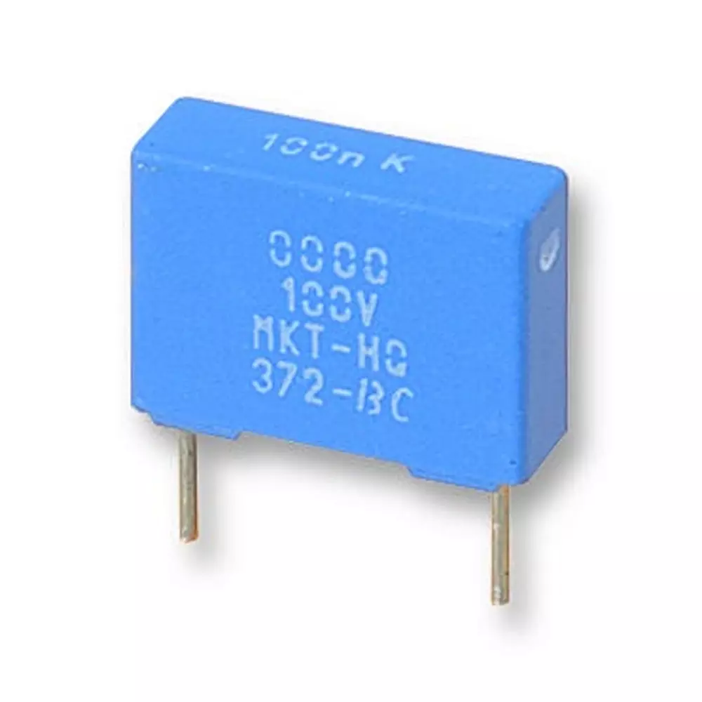Vishay CAP, 0.1µF, 100V, 10%, PET, BFC237221104