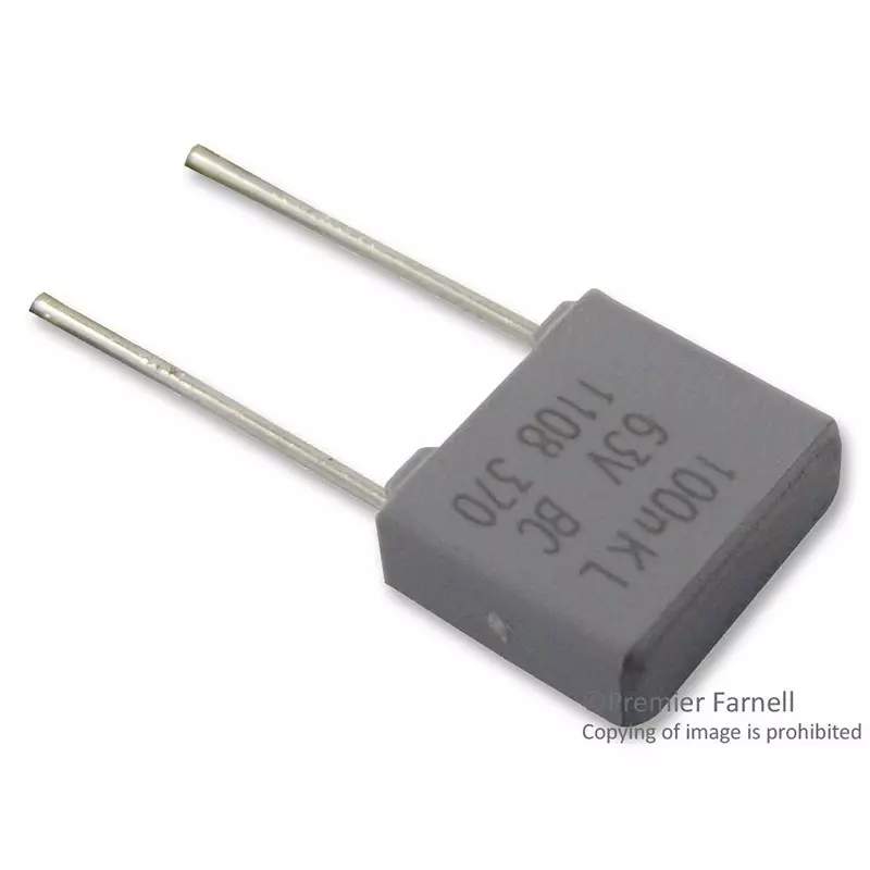 Vishay CAP, 0.1µF, 63V, 10%, PET, BFC237075104 (Pack of 5)
