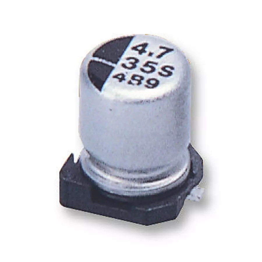 Panasonic CAP, 22µF, 6.3V, RADIAL, SMD, EEE0JA220SR (Pack of 5)