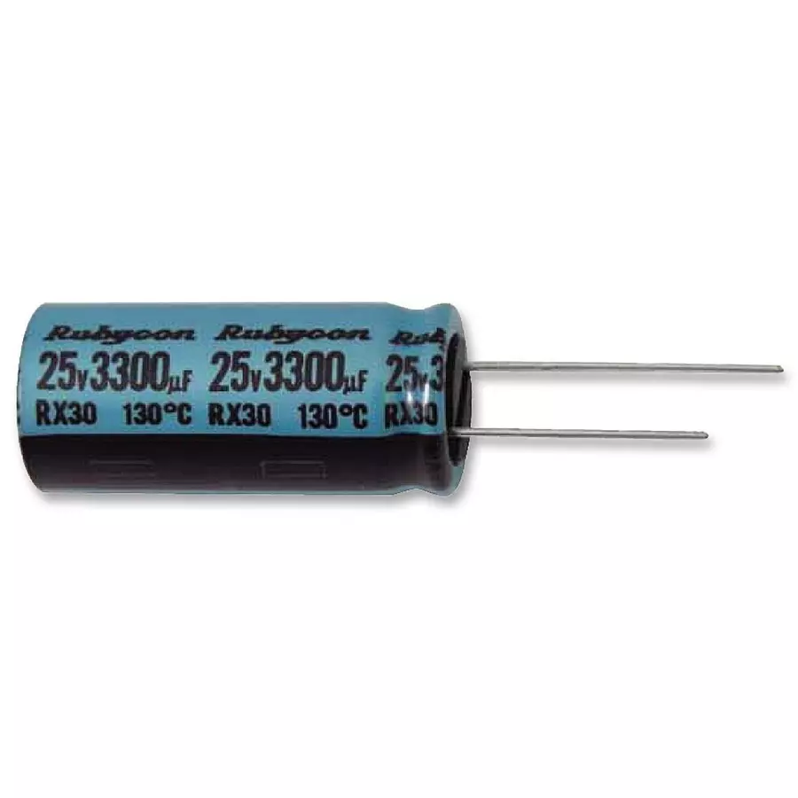 RUBYCON Cap, 220µf, 63V, 20%, 63RX30220M12.5X20