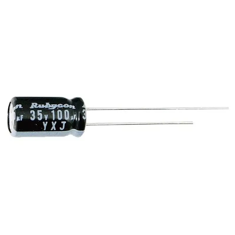 RUBYCON Cap, 22Âµf, 63V, 20%, 63YXJ22M5X11 (Pack of 5 Pcs)