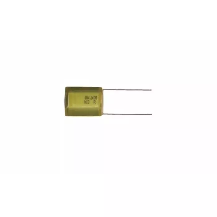 NISSEI AMZ Polyester Capacitor PET 50 V DC ±5% 100 nF Through Hole, AMZB0050J10400000000 (Pack of 10)