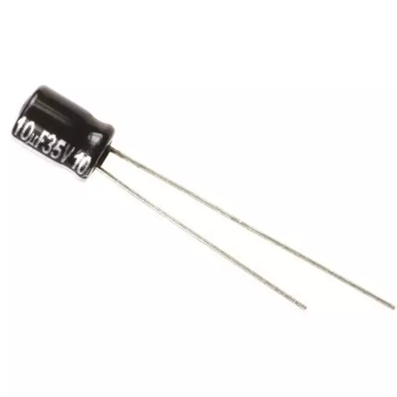 Panasonic Aluminum Electrolytic Capacitor 35 DC V 10 μF Capacitance, EEAGA1V100 (Pack of 25 Pcs)