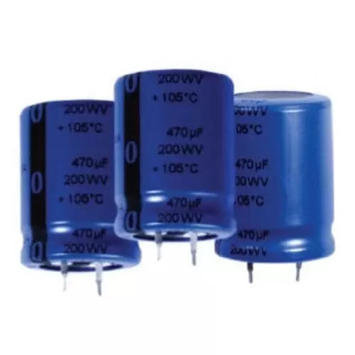 Knowles Aluminium Electrolytic Capacitor Snap In 1500 uF Capacitance, SLP152M200H7P3