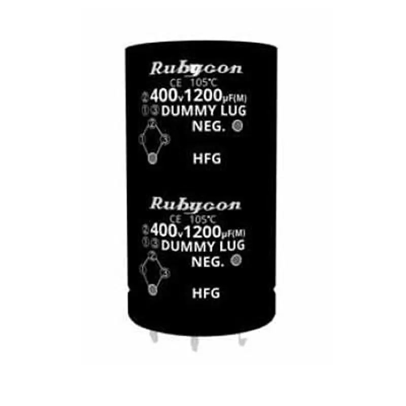 RUBYCON Aluminium Electrolytic Capacitor Snap In 680 uF Capacitance, 400HFG680MBN40X50