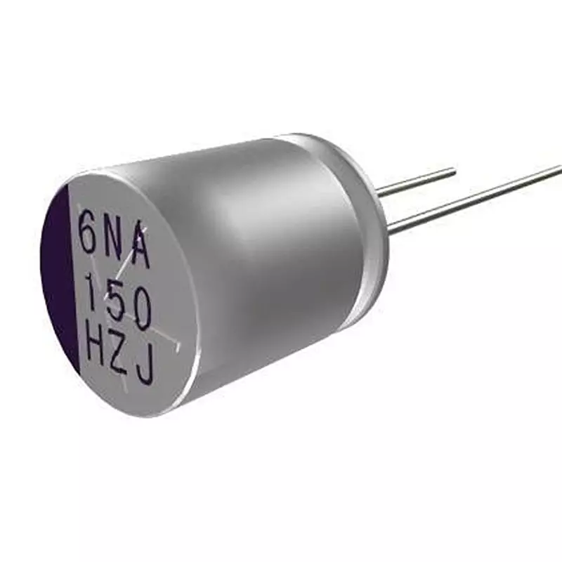 RUBYCON Aluminum Hybrid Polymer Capacitor 180 uF Capacitance 50 VDC Radial Termination, 232-50PZJ180M10X11