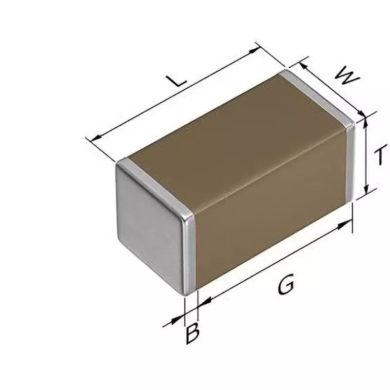 TDK Ceramic Capacitor 3.2x1.6x1.15 mm Dimension, CGA5H1X7T2J223K115AC (Pack of 50)
