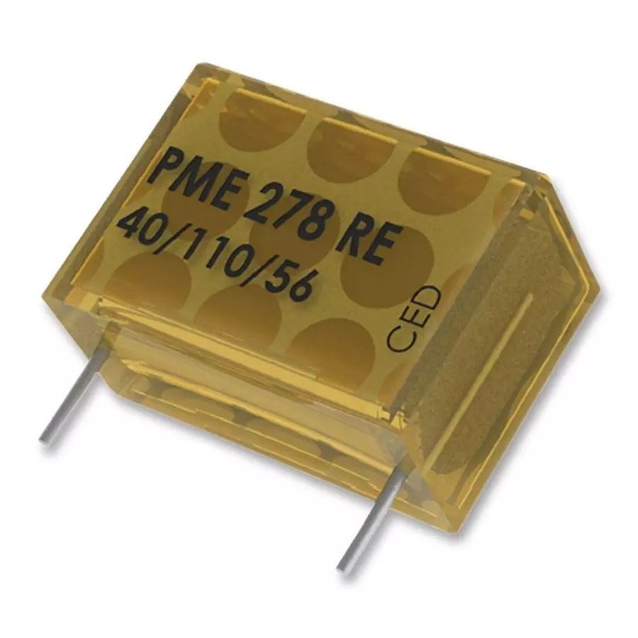 KEMET Safety Capacitor Through Hole Mount 0.1 µF Capacitance, PME278RE6100MR30