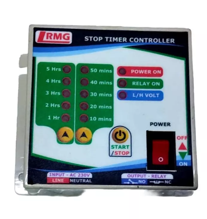 RMG Stop Timer Controller for motor pump upto 1.5 HP-Single phase
