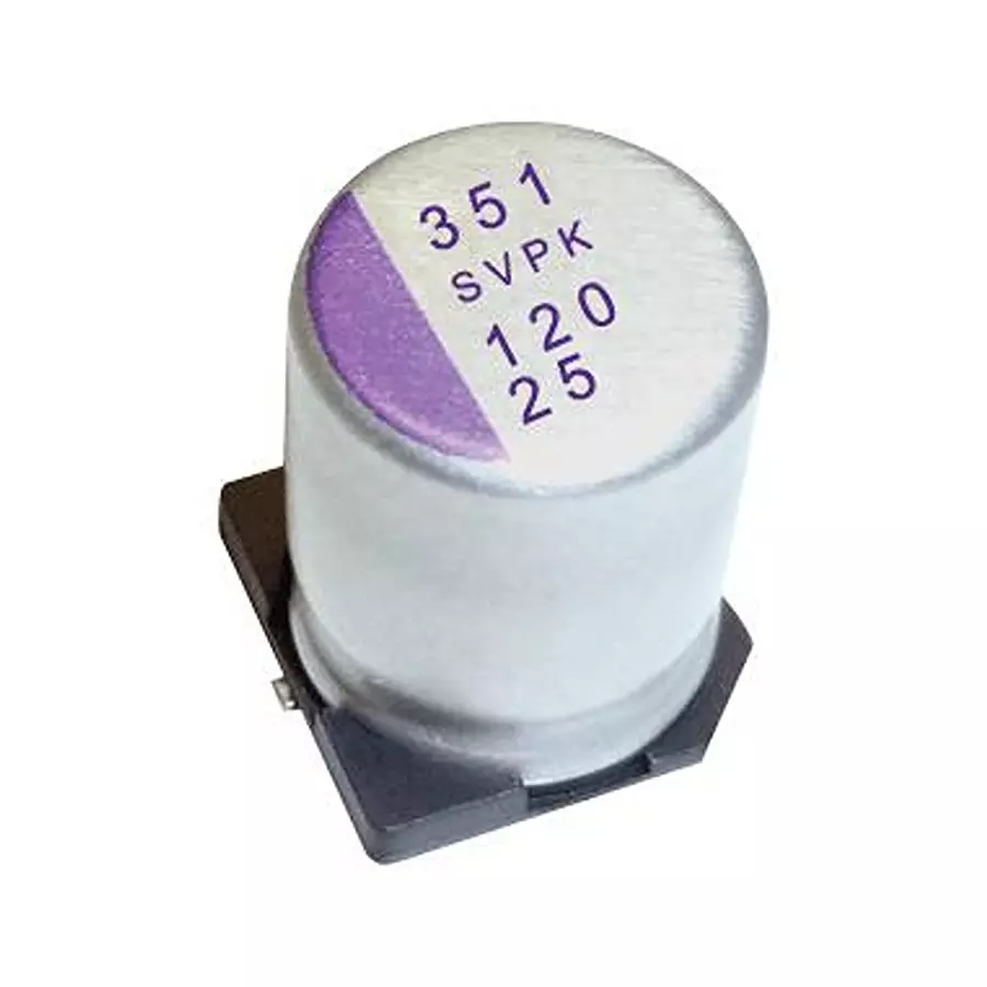 Panasonic CAP, 120µF, 25V, 25SVPK120M