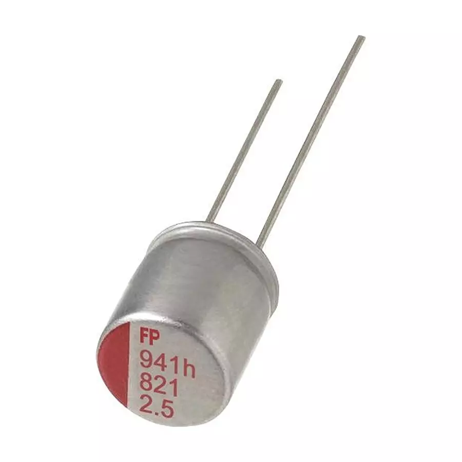 NICHICON Cap, 820µf, 2.5V, RL80E821MDNASQKX