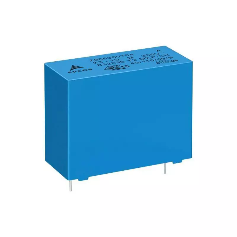 Epcos B32032 Series Polypropylene Film Capacitor 56 nF Capacitance 350 V AC, B32032A4563M000 (Pack of 500)