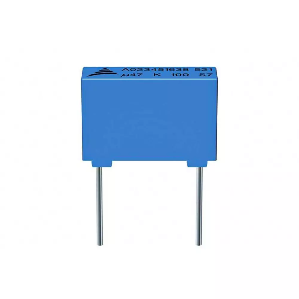 Epcos B32521 Series Polyester Film Capacitor 47 nF Capacitance 200 V AC, 400 V DC, B32521E6473K000 (Pack of 1000)
