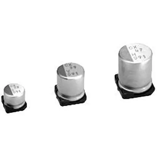 NICHICON Aluminum Electrolytic Capacitor, 39Uf, 25V, 20%, Smd, PCX1E390MCL1GS
