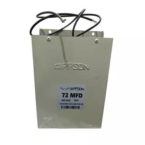 Gippson DP Capacitor Silver 72 MFD