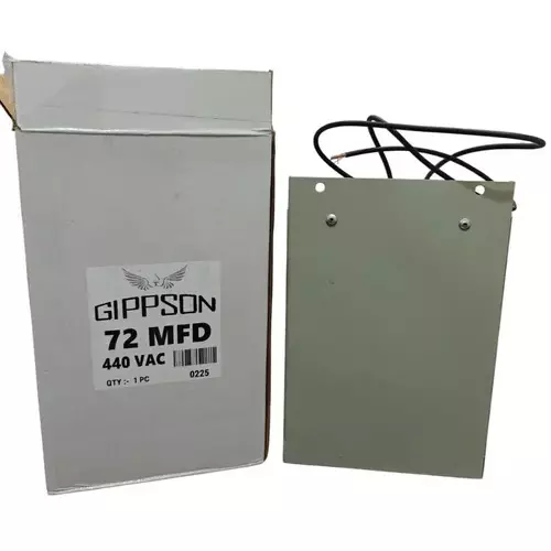 Gippson DP Capacitor Silver 72 MFD