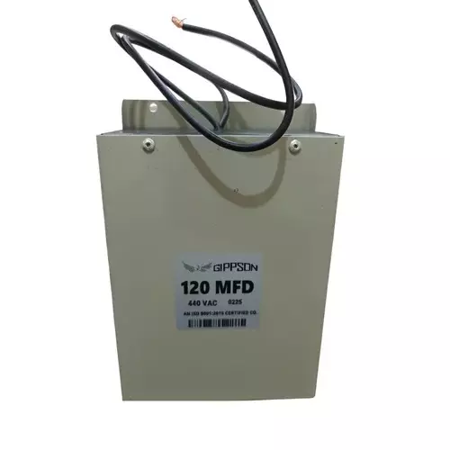 Gippson DP Capacitor Silver 120 MFD
