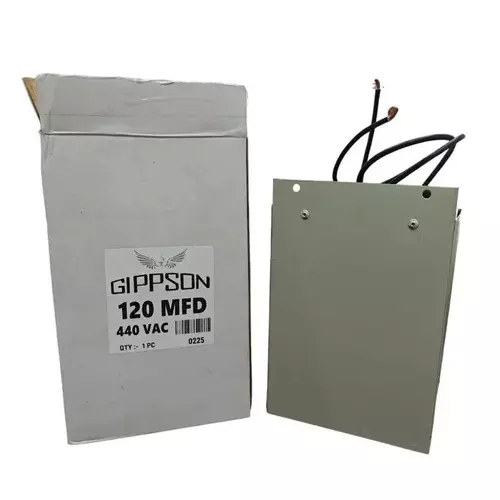 Gippson DP Capacitor Silver 120 MFD