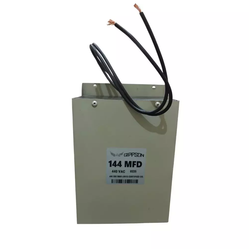 Gippson DP Capacitor Silver 144 MFD