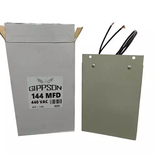 Gippson DP Capacitor Silver 144 MFD