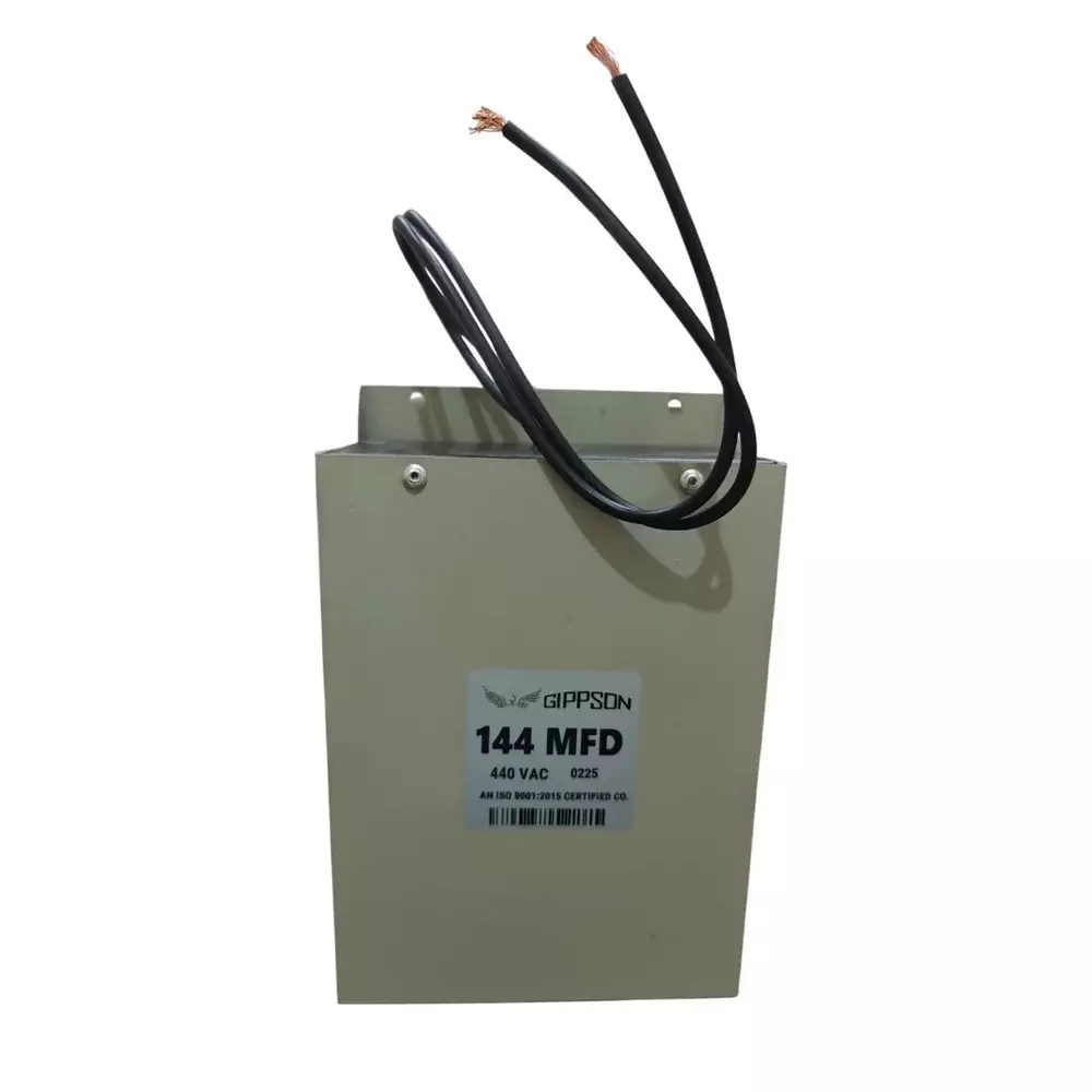 Gippson DP Capacitor Silver 186 MFD